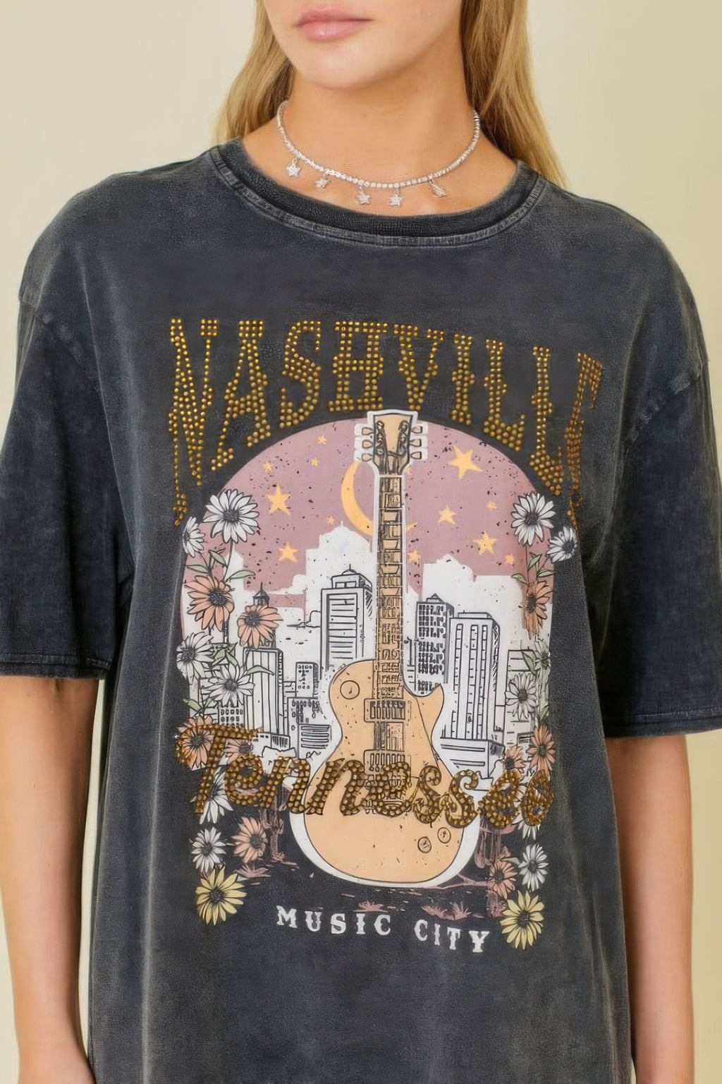 Nashville Music City Graphic T-shirts