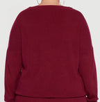 The Bordeaux Lounge Knit Set