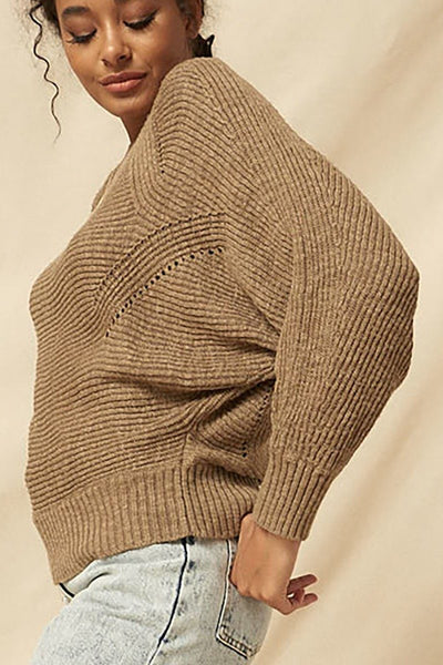 Monica Ribbed Knit Sweater